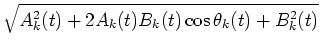 $\displaystyle {\phi_k(t)}$