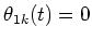 $\theta_k(t)=\theta_{2k}(t)$