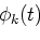 \begin{displaymath}S_k(t)=\vert\tilde{f}(\alpha^{k-\frac{K}{2}},t)\vert,
\end{displaymath}