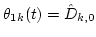 $\theta_{2k}(t)=\theta_k(t)+\theta_{1k}(t)$