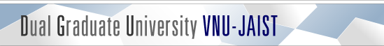 Dual Graduate University VNU_JAIST