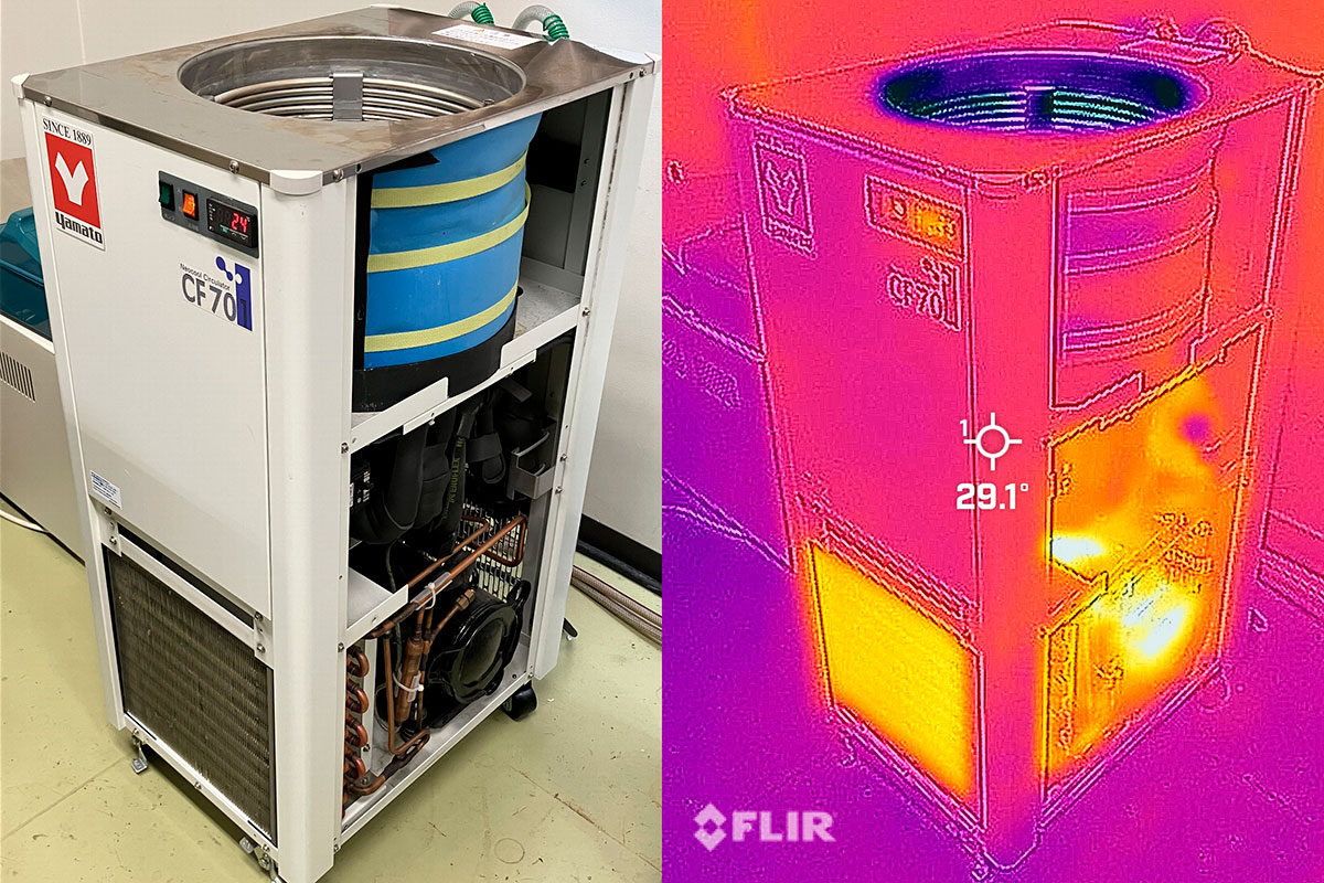 サーモグラフィー図